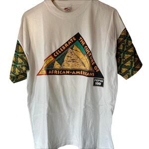 Vintage 90s Celebrate the Culture of African Americans Pepsi HBO Rare Shirt XL